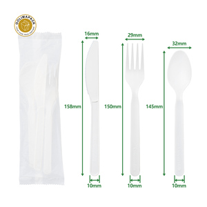 أوانٍ كبيرة للاستعمال مرة واحدة من OOLIMA الأكثر مبيعًا 6-7 بوصة أدوات مائدة كبيرة قابلة للتحلل - Product Image 6