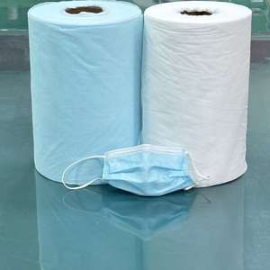 ผ้าไม่ทอใช้สุขอนามัยผ้านอนวูฟเวนผ้าไม่พันกันดึงหน้ากากผ่าตัดวัตถุดิบ100% สิ่งทอ PP ป้องกันการดึงผลิตจากประเทศจีน - Product Image 6