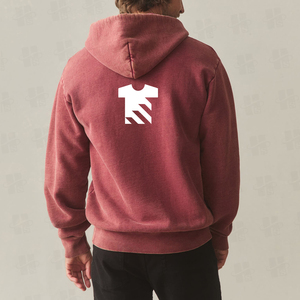 Bulk Custom Digital Print High Quality Loose Fit Cotton <b>Polyester</b> Blend Luxury <b>Hoodie</b> Unisex Aged Retro Wash <b>Hoodie</b> - Product Image 4