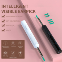 Curette auriculaire visuelle sans fil, outil professionnel intelligent d'endoscopie auriculaire haute définition, curette auriculaire, outil de nettoyage des oreilles