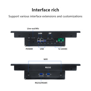 19 inch không quạt công nghiệp màn hình cảm ứng bảng điều chỉnh máy tính i5 tùy chỉnh 8GB + 128GB VESA cài đặt trong một máy tính công nghiệp - Product Image 6