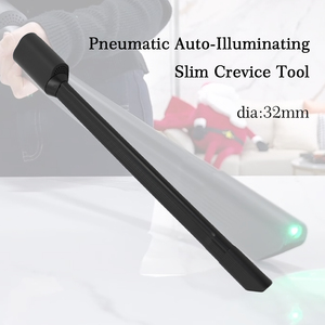 Pièces <span class=keywords><strong>d</strong></span>étachées pour aspirateur : Brosse longue et flexible avec lumière LED, sans alimentation électrique ni batterie, et embout brosse pour fentes - Product Image 2