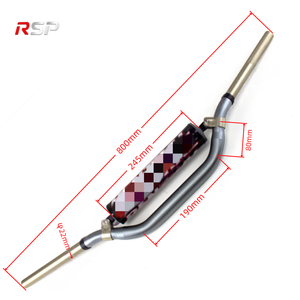 <span class=keywords><strong>Guidon</strong></span> de <span class=keywords><strong>moto</strong></span> tout-terrain RSP 28 mm en alliage d'aluminium CNC à double couche, diamètre réduit, universel, garantie 1 an - Product Image 3