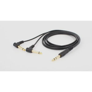 Audio Converter 6.35mm Stereo To 2x 6.35mm Mono <b>Splitter</b> <b>Cable</b> For Guitar Amp Audio Connection - Product Image 1