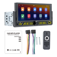 Autoradio multimédia BQCC 6,86 pouces, écran HD, Carplay, lecteur DVD, radio FM AM, Android Auto, format simple DIN, OEM
