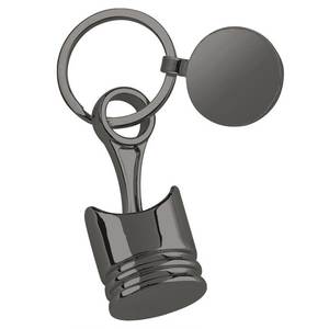 Llavero de Metal con Logotipo Personalizado, Llavero de Aleación Pulida con Impresión UV y Logotipo Grabado con Láser - Product Image 1