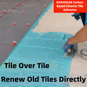 Adesivo per Piastrelle in Ceramica Oakhouse Verde Chiaro Epossidico AB Rinforzato al Carbonio, Asciugatura Rapida per Rinnovare Piastrelle Vecchie Direttamente - Product Image 1
