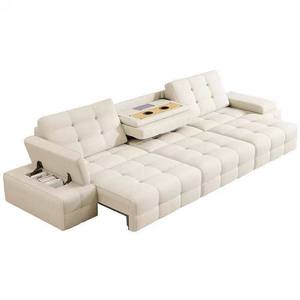 Ghế <span class=keywords><strong>sofa</strong></span> giường vải khung gỗ điều khiển từ xa chức năng điện Zero Wall, căn hộ lớn phòng khách Lawrence mới năm <span class=keywords><strong>2026</strong></span>, chất liệu Chenille - Product Image 5