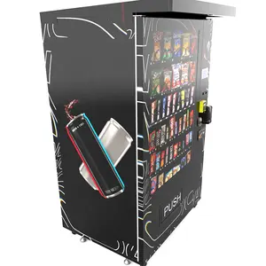 Outdoor 24 Hours Self-service Smart Vending Machine For Snacks And Drinks