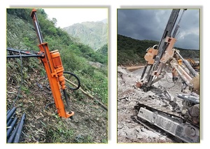 Hoog aanpasbare kleine rotatieboorinstallatie, Kaishan merk mini rotatieboorinstallatie voor wegenbouw, boorinstallatie rotatiekop - Product Image 6