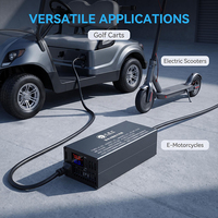 ABL-1850 Chargeur de voiture réglable en gros PD3.0 QC3.0 Adaptateur d'alimentation 20S 84V 2A-15A Chargeur rapide automatique 1500W Électrique