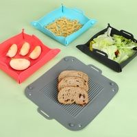 Friteuse à air carrée réutilisable de qualité alimentaire sans BPA Bastek Inserts Pots en silicone doublures Airfryer pour accessoires de four à micro-ondes