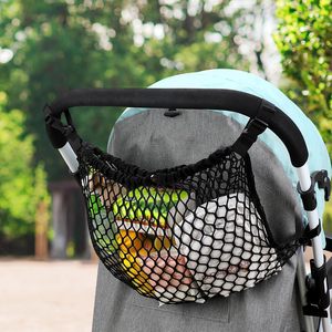 <span class=keywords><strong>Organizador</strong></span> Universal de Malla para Cochecito de Bebé, Accesorio Antideslizante para Llevar Pañales, Juguetes y Aperitivos, Bolsa Colgante de Red de Carga - Product Image 4