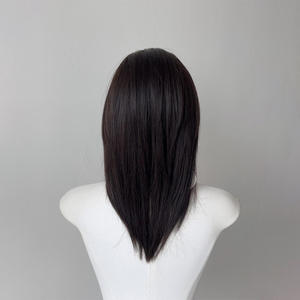 วิกผมยาวตรงยี่ห้อในประเทศ 48 ซม. สีดำธรรมชาติ วิกผมไฟเบอร์คาเนคาลอนพร้อมเส้นผมธรรมชาติสำหรับทุกรูปหน้า - Product Image 2