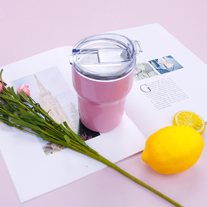 Vaso térmico mini de doble pared de acero inoxidable con logo personalizado, aislamiento al vacío, para sublimación, tipo shot o para <span class=keywords><strong>vino</strong></span>, con pajita - Product Image 2