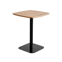 Ensemble de table et de chaises de salle à manger de restaurant commercial extensible en bois massif minimaliste moderne pour les espaces domestiques et commerciaux