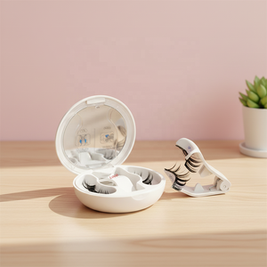 Kit <span class=keywords><strong>de</strong></span> <span class=keywords><strong>cils</strong></span> magnétiques synthétiques 2026 avec bande en coton noir, faits à la main, réutilisables, sans cruauté animale, pour le bas des yeux, avec plateau à <span class=keywords><strong>cils</strong></span> - Product Image 3