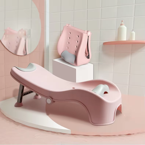 Silla de champú para niños Silla de champú para bebés Cama de champú plegable para el hogar para niños - Product Image 2