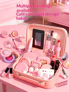 Ensemble de <span class=keywords><strong>maquillage</strong></span> cosmétique pour enfants, jouets non toxiques pour petites filles de 0 à 3 mois, cadeau d'anniversaire idéal, lavable - Product Image 2
