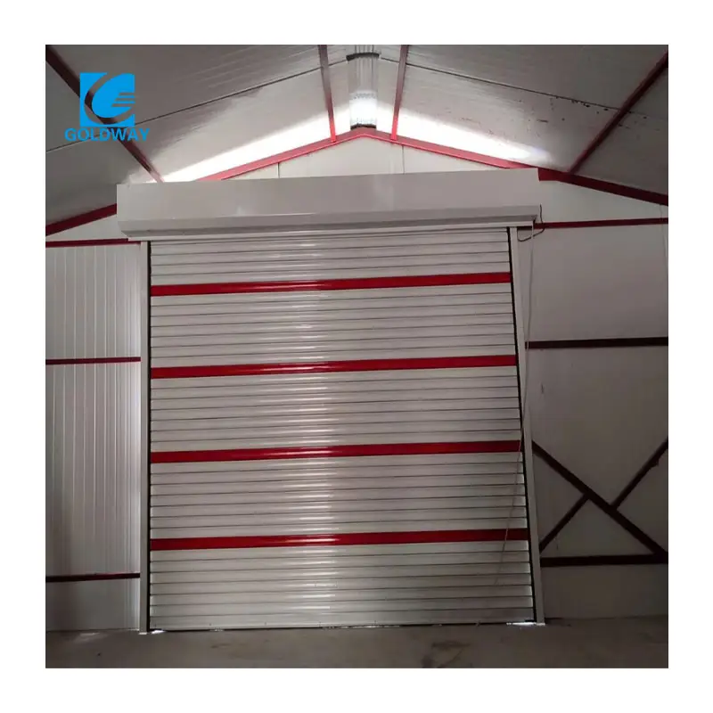 High Quality Automatic Insulated Steel Fire Rated Roller Shutter Door