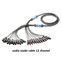 Câble multipaire DMX audio et alimentation XLR mâle-femelle pour microphones, 4, 8, 12, 16, 24, 32, 48 canaux, pour boîtier de scène enroulable
