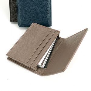 Tarjetero de Cuero Texturizado Duradero con Cierre Magnético Delgado, Organizador de Tarjetas Esencial para Viajes de Negocios, Compra al por Mayor para Proveedores - Product Image 4
