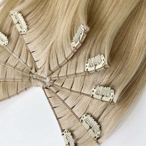 Extensiones de Cabello Europeas de Alta Calidad, Extensiones de Cabello Humano Virgen Liso y Sedoso para Salón, Pedido al por Mayor, Envío Rápido, Duraderas - Product Image 2