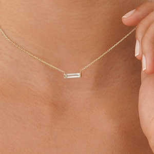 फैशन के पीतल ने 18k सोने के जेम्स्टोन का हार, महिलाओं के प्राकृतिक पत्थर के पेलेंट हार के आभूषण - Product Image 3