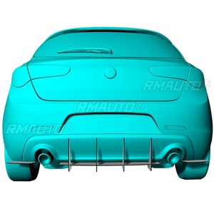 For Alfa Romeo Giulietta 2011-2015 <strong>Car</strong> Rear Bumper Lip Splitter <strong>Diffuser</strong> Body Kit Bumper Guard <strong>Protector</strong> Cover <strong>Car</strong> Accessories - Product Image 3