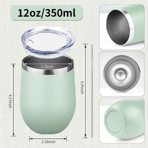 Tazza da 12 once non troppo grande, per ospitare amici che visitavano per bere vino e stare all'aperto - Product Image 2