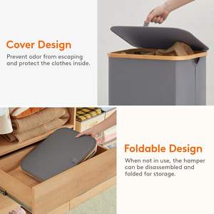 Grands bacs de rangement modernes en tissu organisateurs pliables pour vêtements sales jouets <span class=keywords><strong>panier</strong></span> <span class=keywords><strong>à</strong></span> <span class=keywords><strong>linge</strong></span> paniers de rangement - Product Image 5