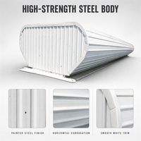 Ventilateur de toit aérodynamique simplifié en alliage d'aluminium, isolant thermique, insonorisant, résistant à la pluie et à la neige, pour l'évacuation de l'air des structures en acier