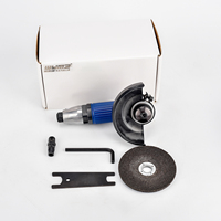WYMA Meuleuse d'angle pneumatique de 4 pouces à 90 degrés, polisseuse, outil de coupe, qualité industrielle/professionnelle, 13500 tr/min