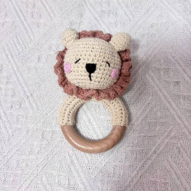 Beige lion with red hair 5#