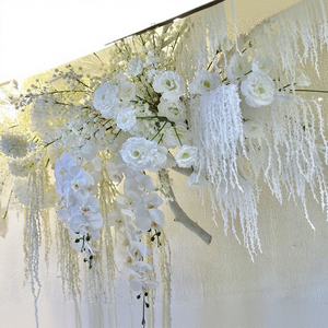 Rangées de fleurs artificielles en soie réalistes, décorations florales pour mariage, fournitures pour centres de table - Product Image 5