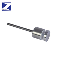 Balustrade en verre sans cadre ZD, support de verre en acier inoxydable 316 réglable pour intérieur, pour escaliers, revêtements de sol et bâtiments en aluminium