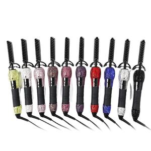 Peigne lisseur et boucleur électrique 2 en 1, peigne lisseur électrique à haute température, boucleur pour cheveux pour un usage domestique - Product Image 1