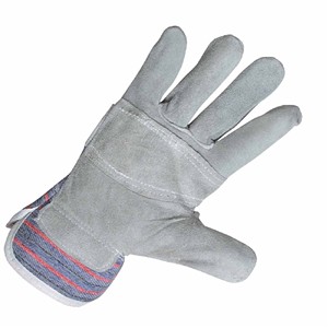 Guantes de Trabajo de Seguridad PK 2025, los Mejores Guantes de Trabajo de Construcción Hechos de Cuero Vacuno con Respaldo de Algodón - Product Image 2
