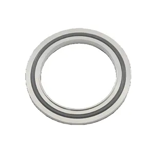 Sanitary SS304 316L Hygienic Stainless Vacuum KF Center Ring Assmbly with Aluminum Spacer