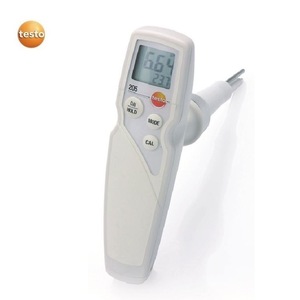 เทสโต้ 205 เครื่องวัดค่า pH พร้อมระบบชดเชยอุณหภูมิสำหรับสารกึ่งแข็ง - Product Image 1