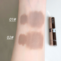 Crayon de contour Bily Bear Cream de ChinaFactory, 2 teintes brun chaud, soyeux et lisse, multi-usages, résistant à la transpiration, éclaircissant, sculptant en 3D