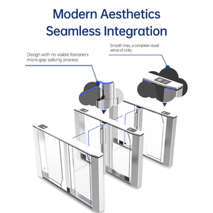 Torniquete Abatible de Acero Inoxidable SUS304, de Bajo Mantenimiento, con Sensor Infrarrojo Anti-Enganche, Lectura sin Contacto de Códigos QR y Tarjetas - Product Image 3