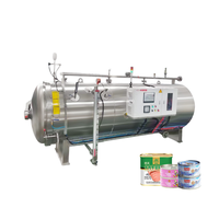 Autoclave à vapeur à surpression pour gobelets en plastique avec autoclave alimentaire automatique pour desserts et poudings