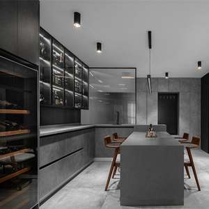 Cuisine modulaire de style américain de luxe sur mesure, armoires de cuisine vintage pour la maison - Product Image 2