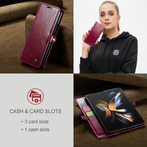 Nueva bolsa de efectivo 3 en 1 <span class=keywords><strong>para</strong></span> <span class=keywords><strong>Samsung</strong></span> <span class=keywords><strong>Galaxy</strong></span> Z Flip 5 4 3 Z Fold 5 cremallera funda de tarjeta desmontable <span class=keywords><strong>para</strong></span> <span class=keywords><strong>Samsung</strong></span> Z Flip 5 - Product Image 5