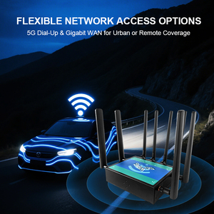 Openwrt Wifi6 5G Xe Router Dual Sim Khe Cắm Ax3000 CPE Gigabit Router Không Dây Với M.<span class=keywords><strong>2</strong></span> Khe Cắm Cho Xe Ứng Dụng - Product Image 3