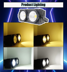 2025 nuevo modelo 2x100W COB WW/CW LED Blinder Light 2 en 1 2 ojos focos para Club nocturno blanco o blanco cálido 200W de potencia - Product Image 6