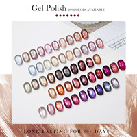 Vendeeni – Kit de vernis gel œil de chat 100 couleurs, tendance, perles de verre ultra-fines, super brillant, imperméable, vernis gel UV haute intensité de couleur