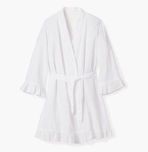 Batas personalizadas de tendencia para mujer, ropa de dormir transpirable para mujer, albornoces de lujo, pijama para mujer, bata de moda para mujer, bata de algodón con lunares suizos - Product Image 3