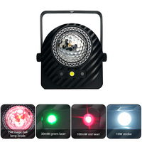 Plancher de danse LED direct d'usine 3-en-1, kaléidoscope, laser RGB, boule magique, discothèque, bar, scène, lumière OEM/ODM, émission RGBW
